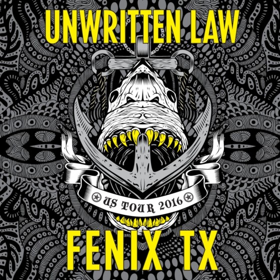 Unwritten Law & Fenix TX Tour 2016