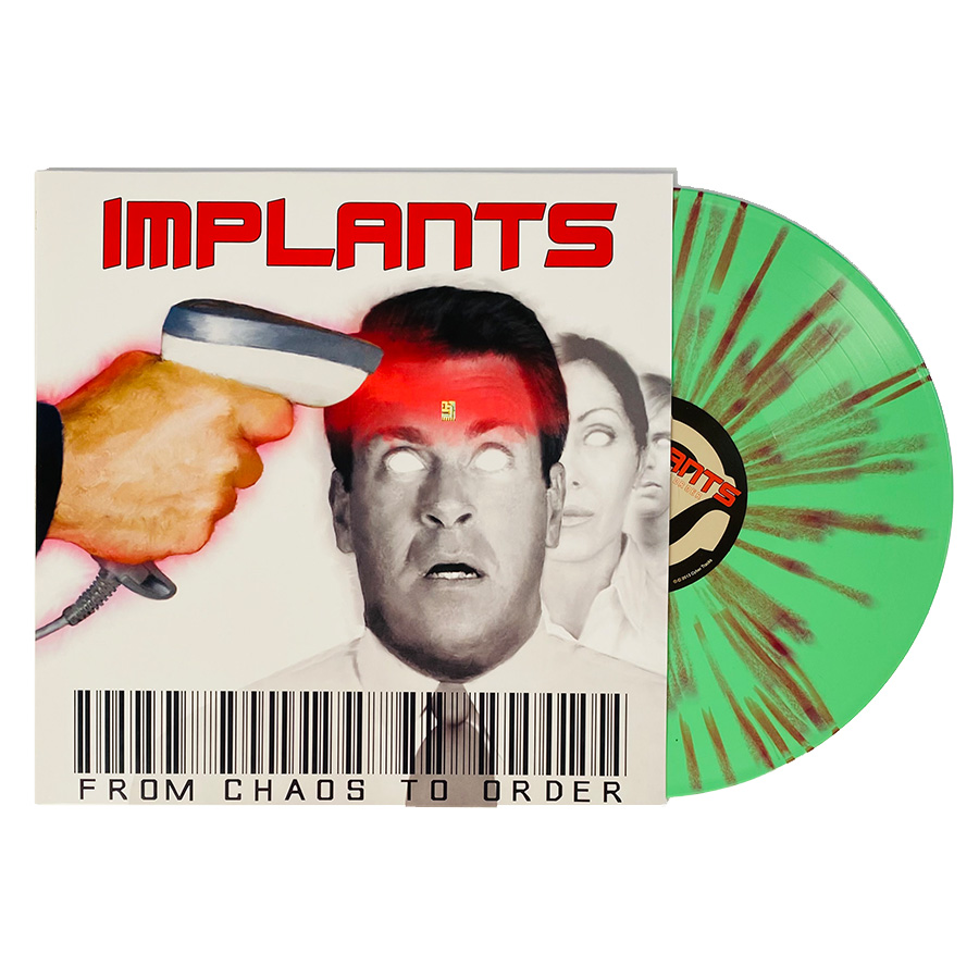 Implants - From Chaos to Order - Neon Green/Pink Splatter - Cyber
